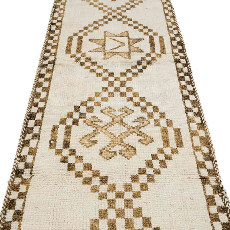 Vintage Tribal Runner Rug - 3'  x 11' 2" (36" x 134") - K0077816