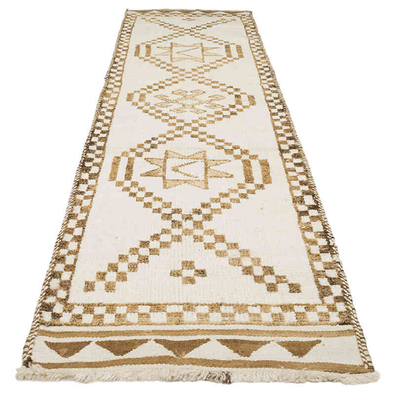 Vintage Tribal Runner Rug - 3'  x 11' 2" (36" x 134") - K0077816