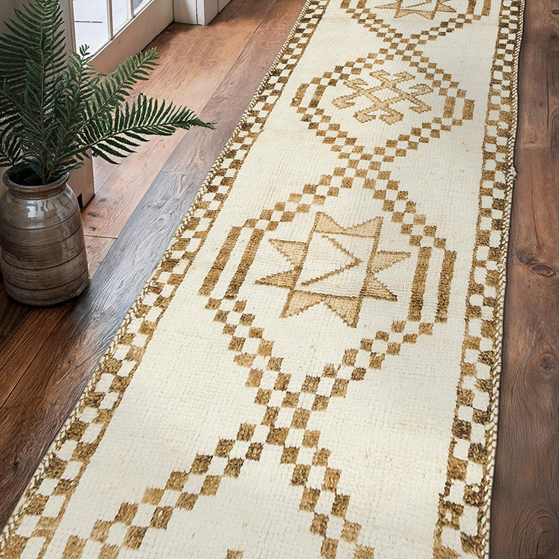 Vintage Tribal Runner Rug - 3'  x 11' 2" (36" x 134") - K0077816