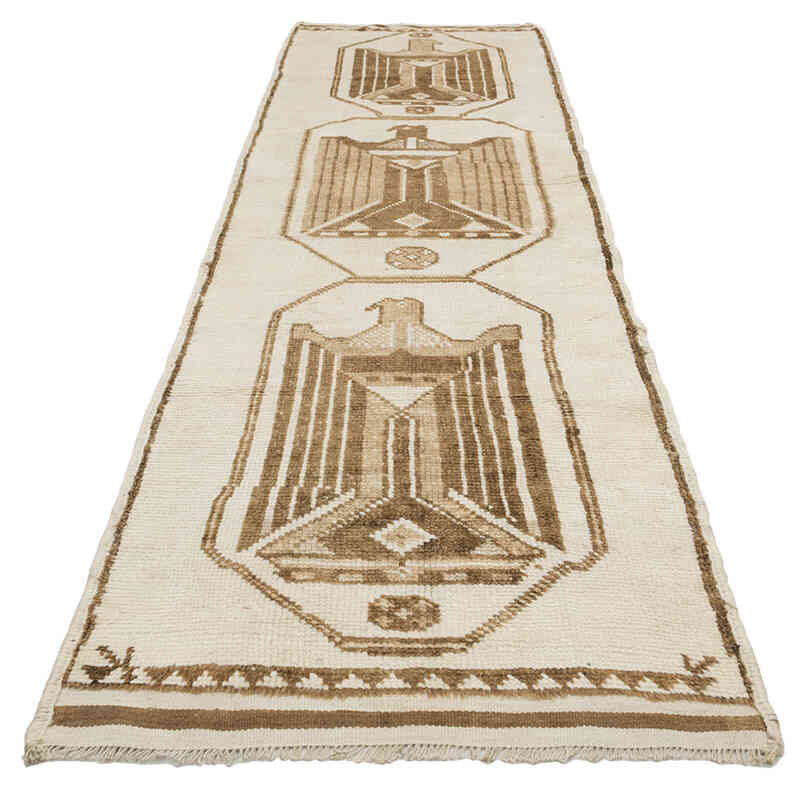 Vintage Tribal Runner Rug - 3' 2" x 11' 8" (38" x 140") - K0077819