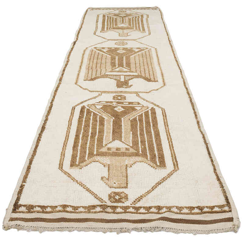 Vintage Tribal Runner Rug - 3' 2" x 11' 8" (38" x 140") - K0077819