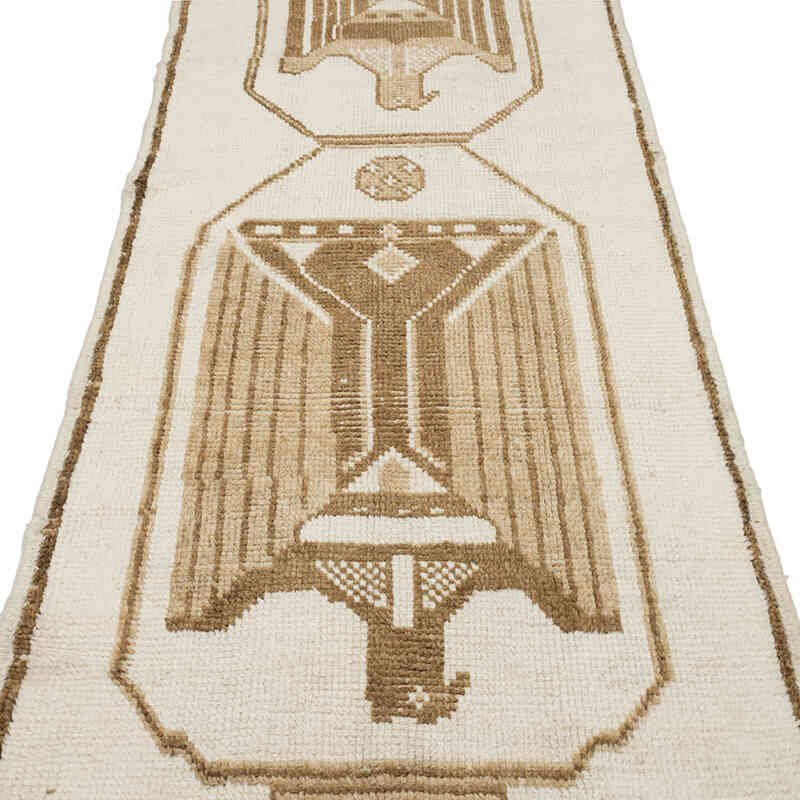 Vintage Tribal Runner Rug - 3' 2" x 11' 8" (38" x 140") - K0077819