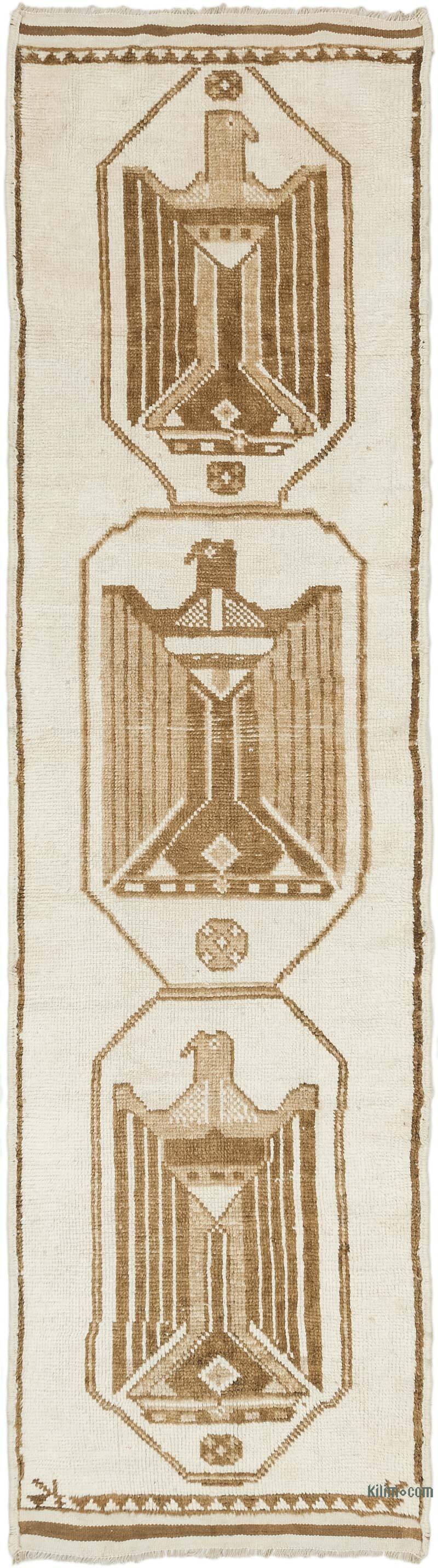 Vintage Tribal Runner Rug - 3' 2" x 11' 8" (38" x 140") - K0077819