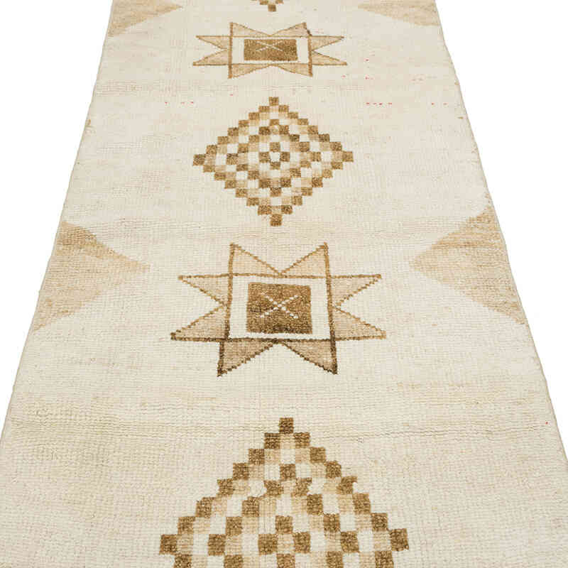 Vintage Tribal Runner Rug - 2' 11" x 11' 10" (35" x 142") - K0077824