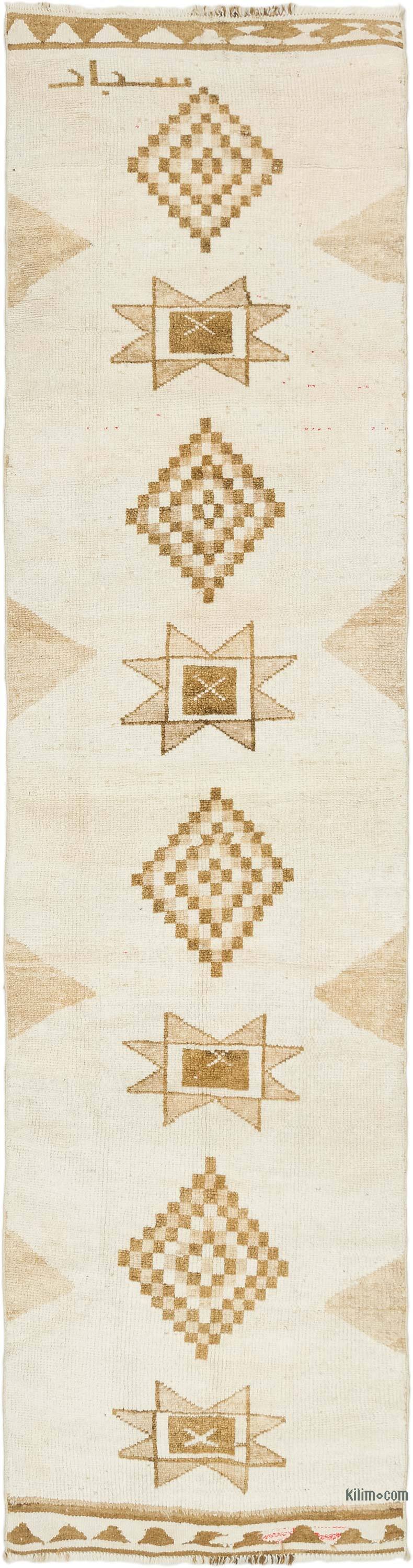 Vintage Tribal Runner Rug - 2' 11" x 11' 10" (35" x 142") - K0077824