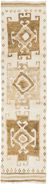 Vintage Tribal Runner Rug - 2' 8" x 10' 9" (32" x 129")