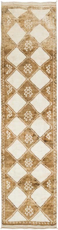 Vintage Tribal Runner Rug - 3' 3" x 13' 3" (39" x 159")