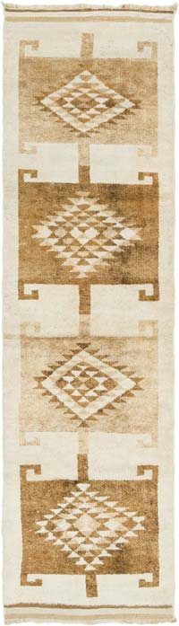 Vintage Tribal Runner Rug - 3' 1" x 11' 6" (37" x 138")
