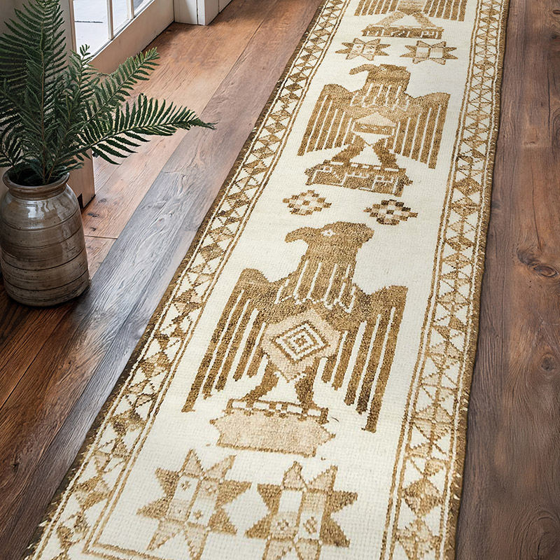 Vintage Anadolu Yolluk - 92 cm x 392 cm - K0077833