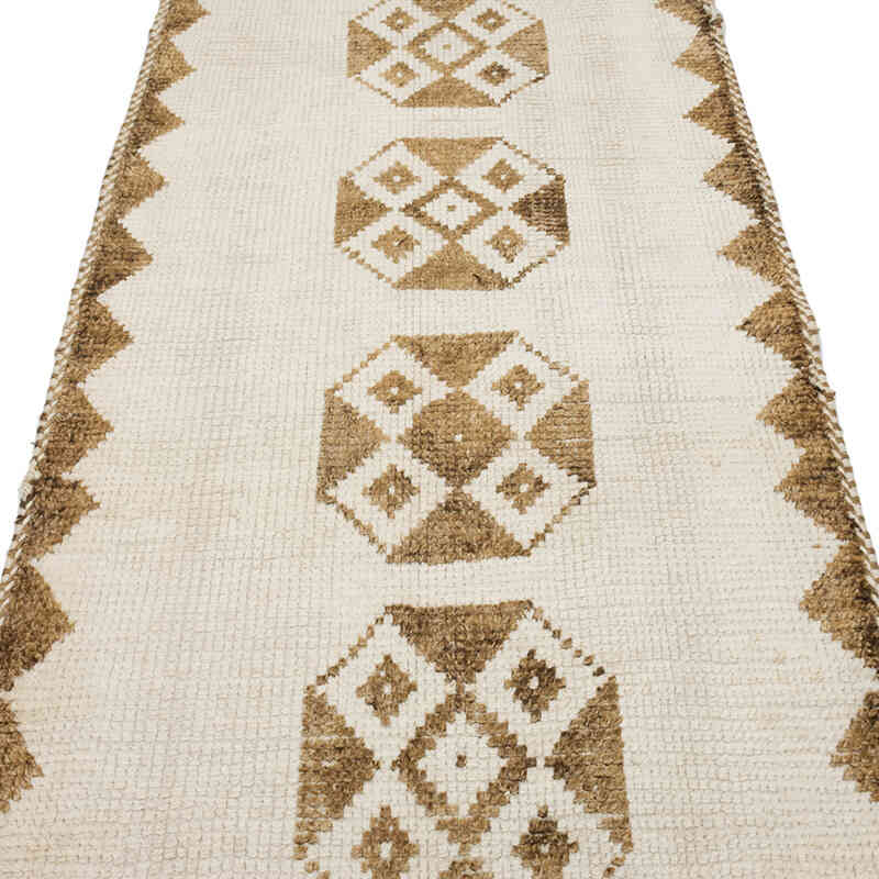 Vintage Tribal Runner Rug - 3' 3" x 10' 4" (39" x 124") - K0077835