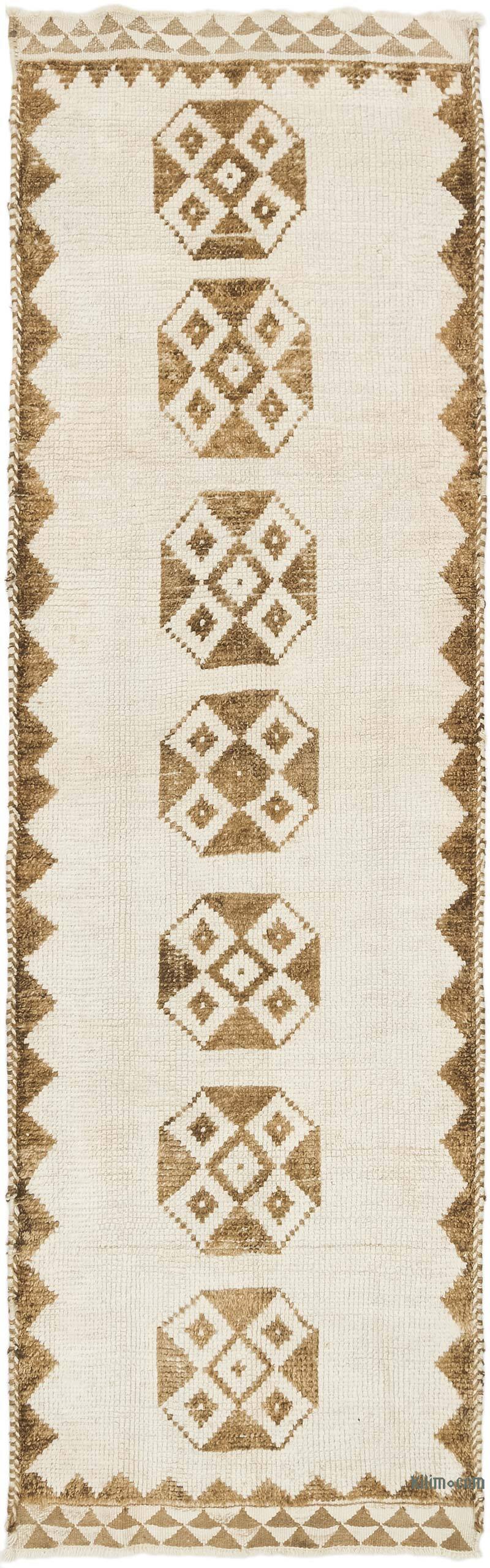 Vintage Tribal Runner Rug - 3' 3" x 10' 4" (39" x 124") - K0077835