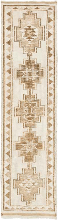 Vintage Tribal Runner Rug - 2' 9" x 10' 7" (33" x 127")