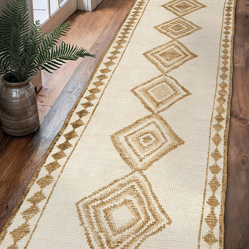 Vintage Tribal Runner Rug - 3' 3" x 11' 4" (39" x 136") - K0077838