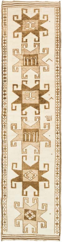 Vintage Tribal Runner Rug - 3' 4" x 13' 5" (40" x 161")