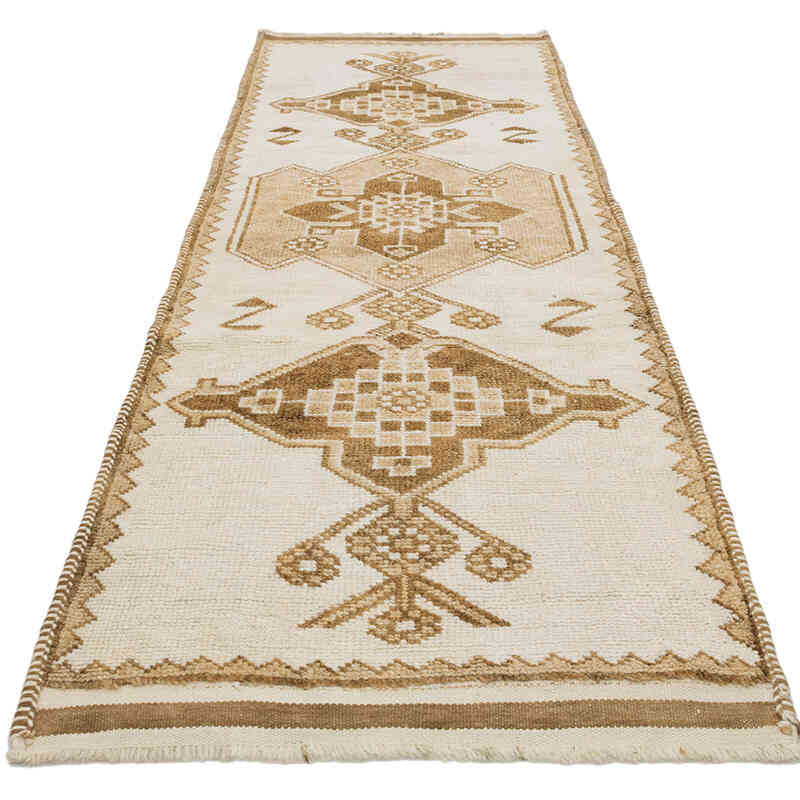 Vintage Tribal Runner Rug - 3' 3" x 10' 8" (39" x 128") - K0077841