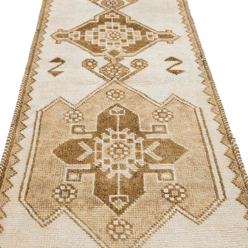 Vintage Tribal Runner Rug - 3' 3" x 10' 8" (39" x 128") - K0077841