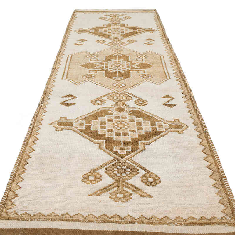 Vintage Tribal Runner Rug - 3' 3" x 10' 8" (39" x 128") - K0077841