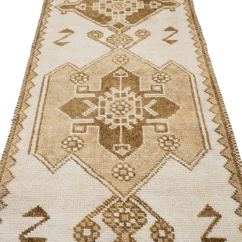 Vintage Tribal Runner Rug - 3' 3" x 10' 8" (39" x 128") - K0077841