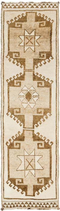 Vintage Tribal Runner Rug - 3' 5" x 11' 11" (41" x 143")