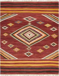 New Turkish Handwoven Kilim Rug - 11' 6" x 14' 9" (138" x 177")