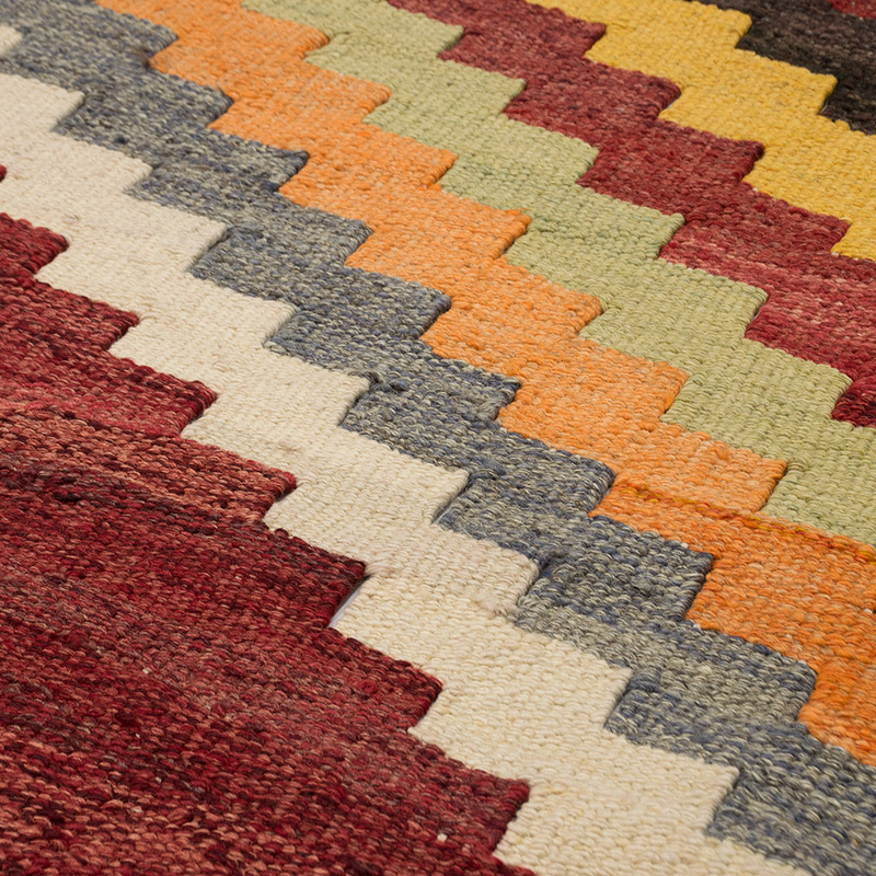 New Turkish Handwoven Kilim Rug - 11' 6" x 14' 9" (138" x 177") - K0077853