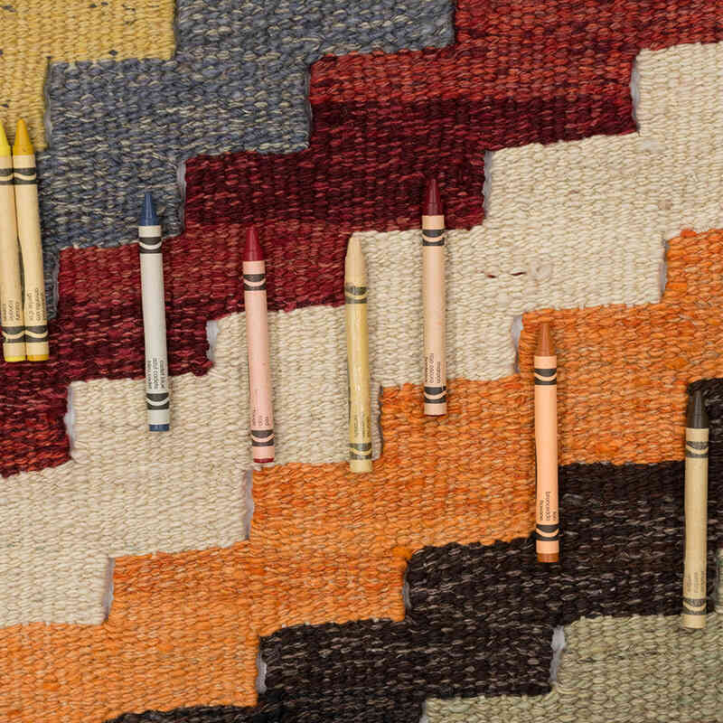 New Turkish Handwoven Kilim Rug - 11' 6" x 14' 9" (138" x 177") - K0077853