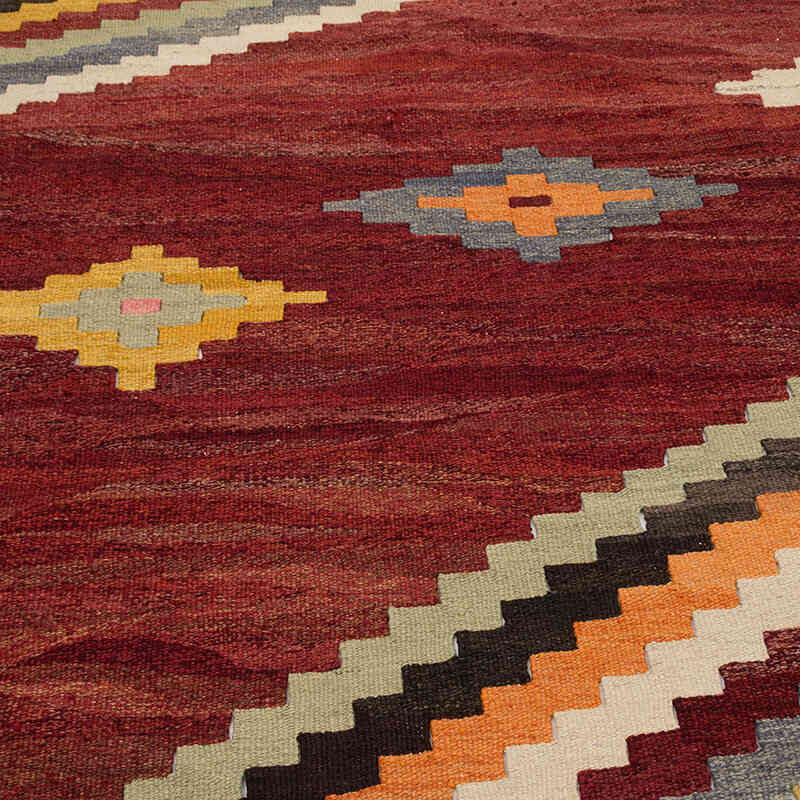 New Turkish Handwoven Kilim Rug - 11' 6" x 14' 9" (138" x 177") - K0077853