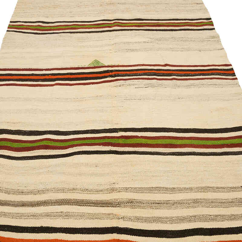Alfombra Vintage Anatolian Kilim - 137 cm x 346 cm - K0077856