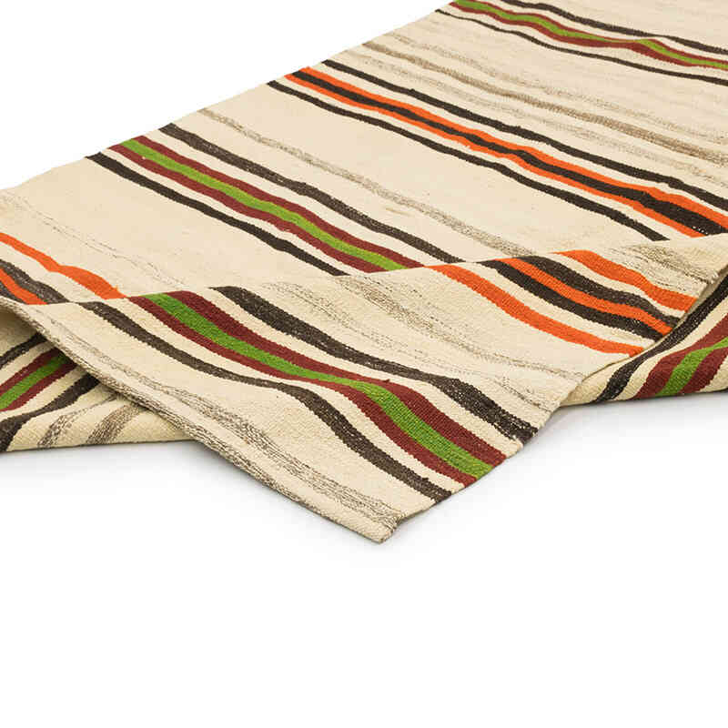 Alfombra Vintage Anatolian Kilim - 137 cm x 346 cm - K0077856