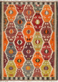 New Turkish Handwoven Kilim Rug - 10' 5" x 14' 5" (125" x 173")