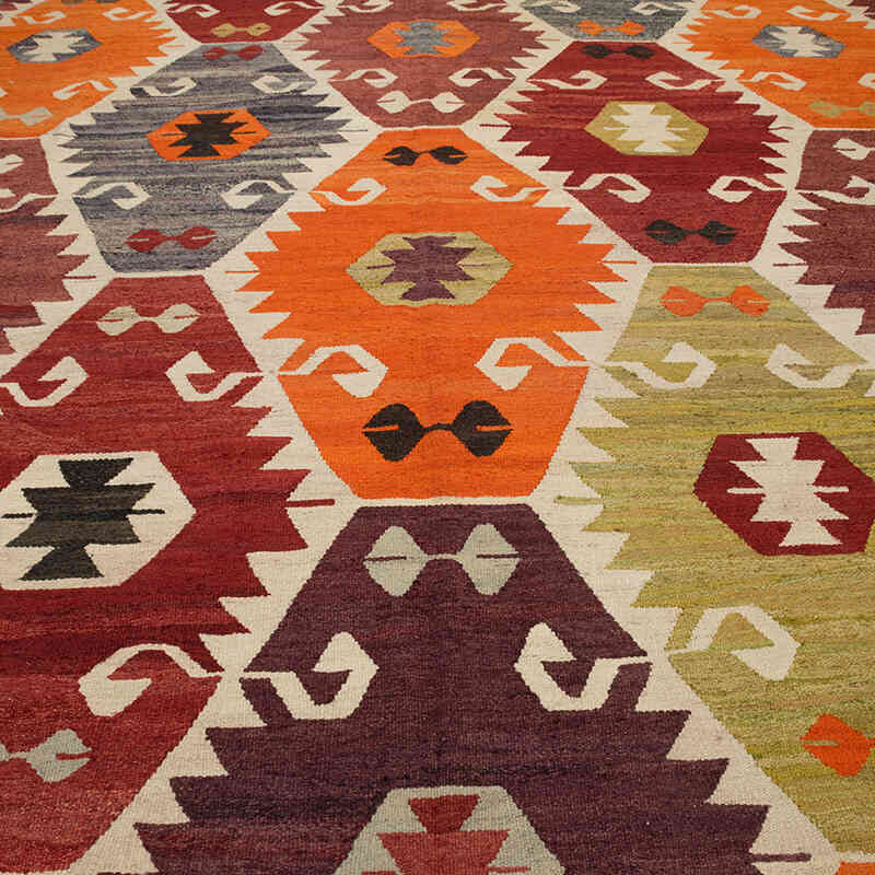 New Turkish Handwoven Kilim Rug - 10' 5" x 14' 5" (125" x 173") - K0077858