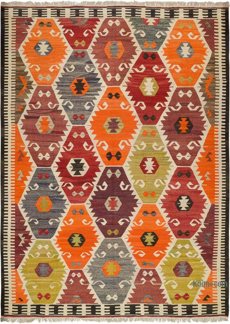 New Turkish Handwoven Kilim Rug - 10' 5" x 14' 5" (125" x 173") - K0077858