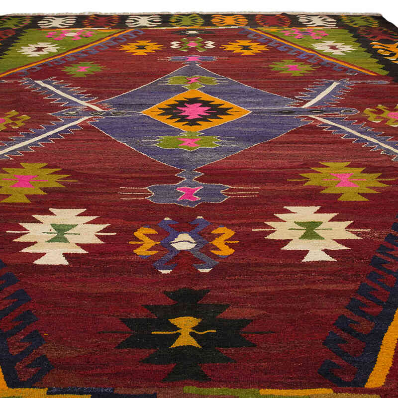 New Turkish Handwoven Kilim Rug - 10' 10" x 14' 4" (130" x 172") - K0077859