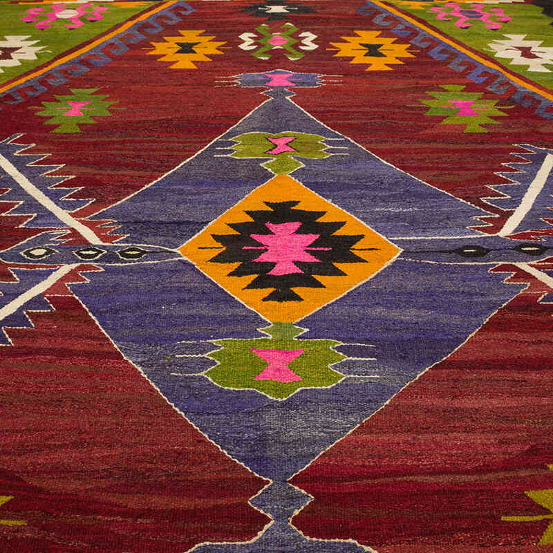 New Turkish Handwoven Kilim Rug - 10' 10" x 14' 4" (130" x 172") - K0077859
