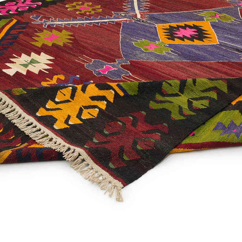 New Turkish Handwoven Kilim Rug - 10' 10" x 14' 4" (130" x 172") - K0077859