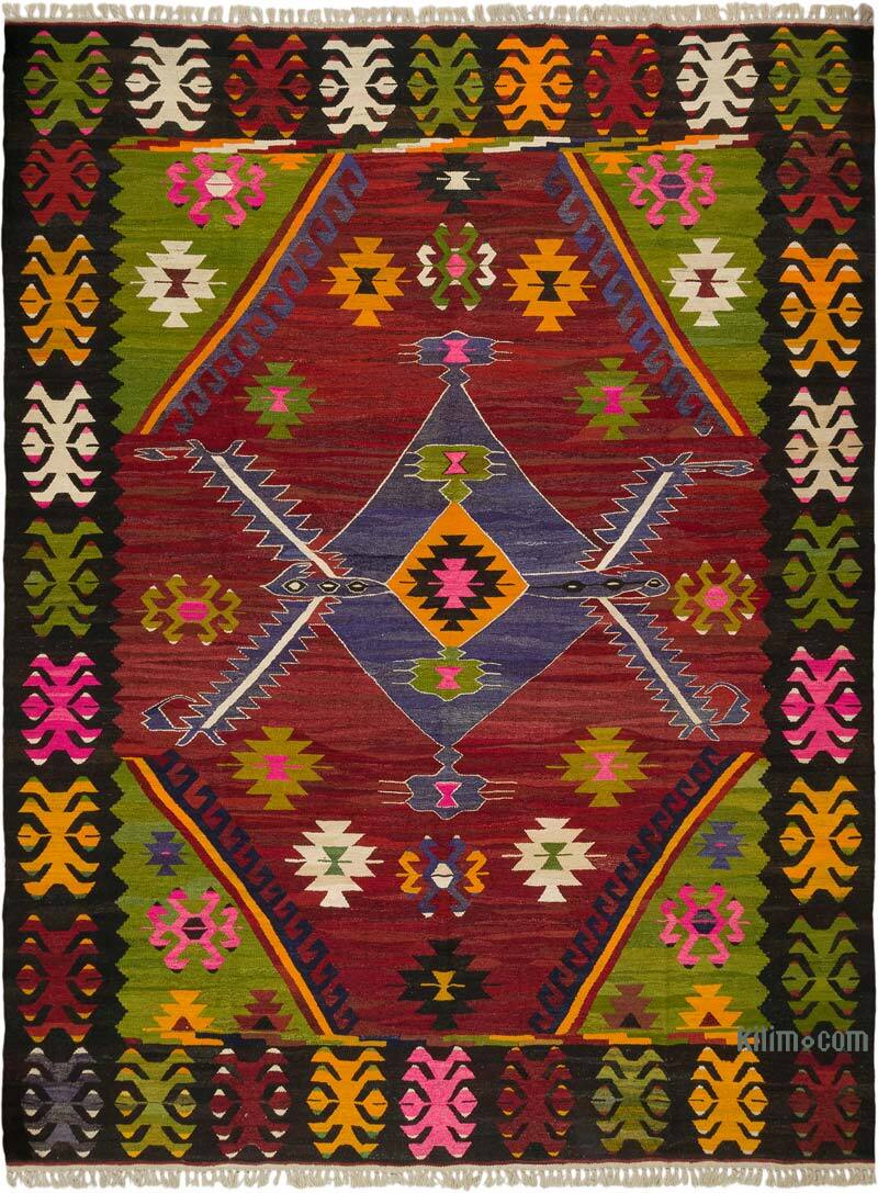 New Turkish Handwoven Kilim Rug - 10' 10" x 14' 4" (130" x 172") - K0077859