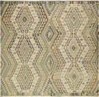 Vintage Aydin Kilim Rug - 11' 2" x 11' 2" (134" x 134")
