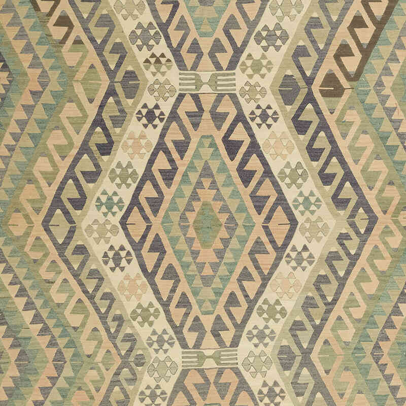 Vintage Aydin Kilim Rug - 11' 2" x 11' 2" (134" x 134") - K0077860