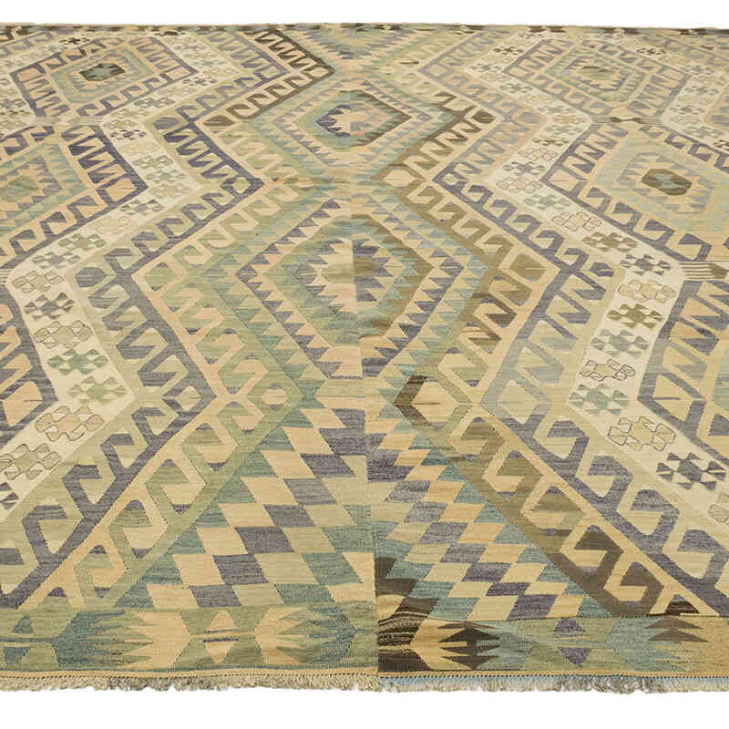 Vintage Aydin Kilim Rug - 11' 2" x 11' 2" (134" x 134") - K0077860