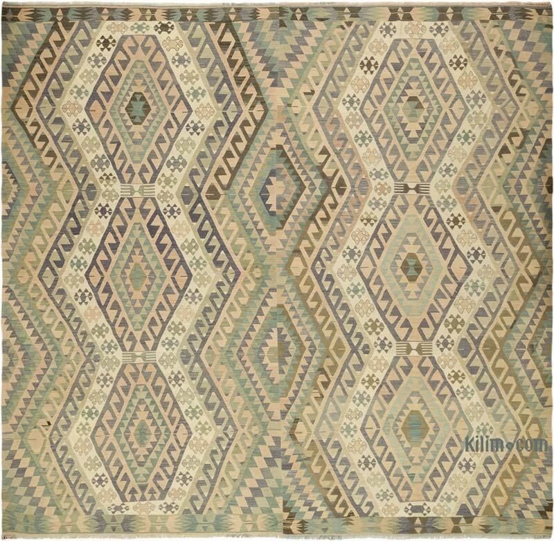 Vintage Aydin Kilim Rug - 11' 2" x 11' 2" (134" x 134") - K0077860