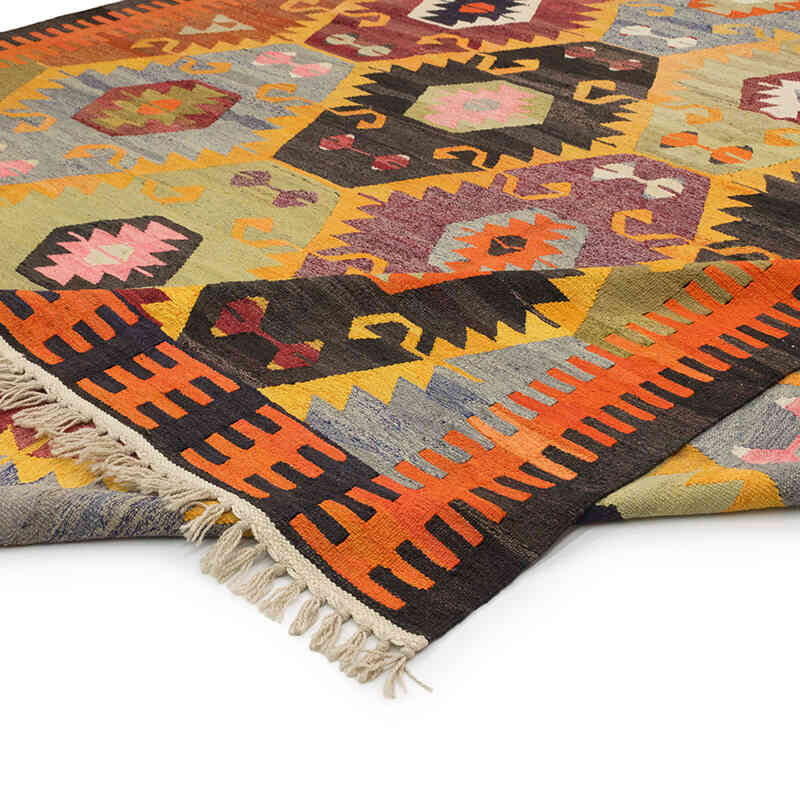 New Turkish Handwoven Kilim Rug - 10' 7" x 14' 10" (127" x 178") - K0077861