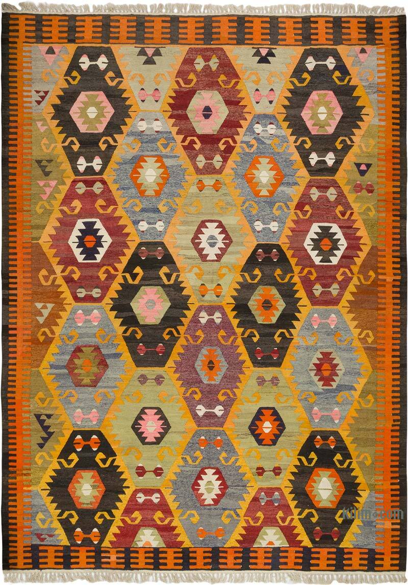 New Turkish Handwoven Kilim Rug - 10' 7" x 14' 10" (127" x 178") - K0077861