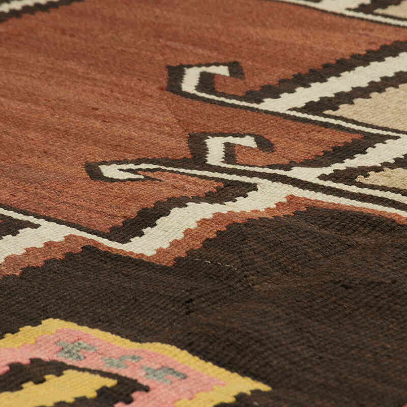 Vintage Kars Kilim Rug - 4' 7" x 12' 8" (55" x 152") - K0077862