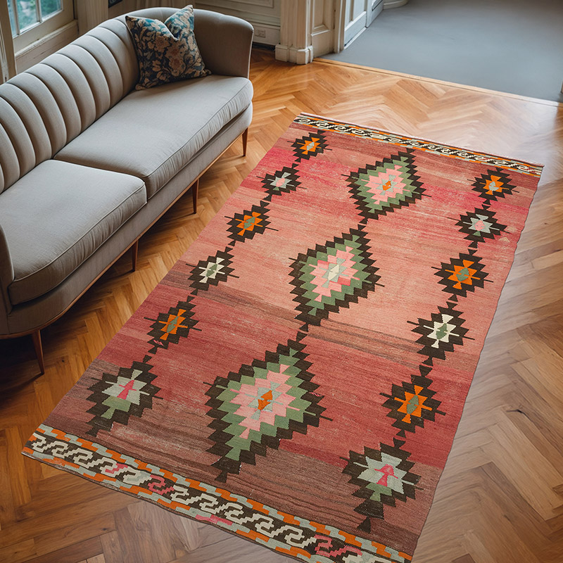 Alfombra Vintage Mihalic Kilim - 158 cm x 297 cm - K0077866
