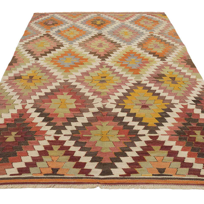 Alfombra Konya Kilim Vintage - 142 cm x 242 cm - K0077867