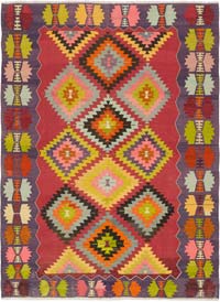 Alfombra Vintage Manisa Kilim - 195 cm x 263 cm