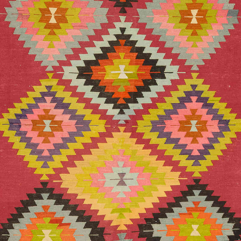 Vintage Manisa Kilim Rug - 6' 5" x 8' 8" (77" x 104") - K0077868