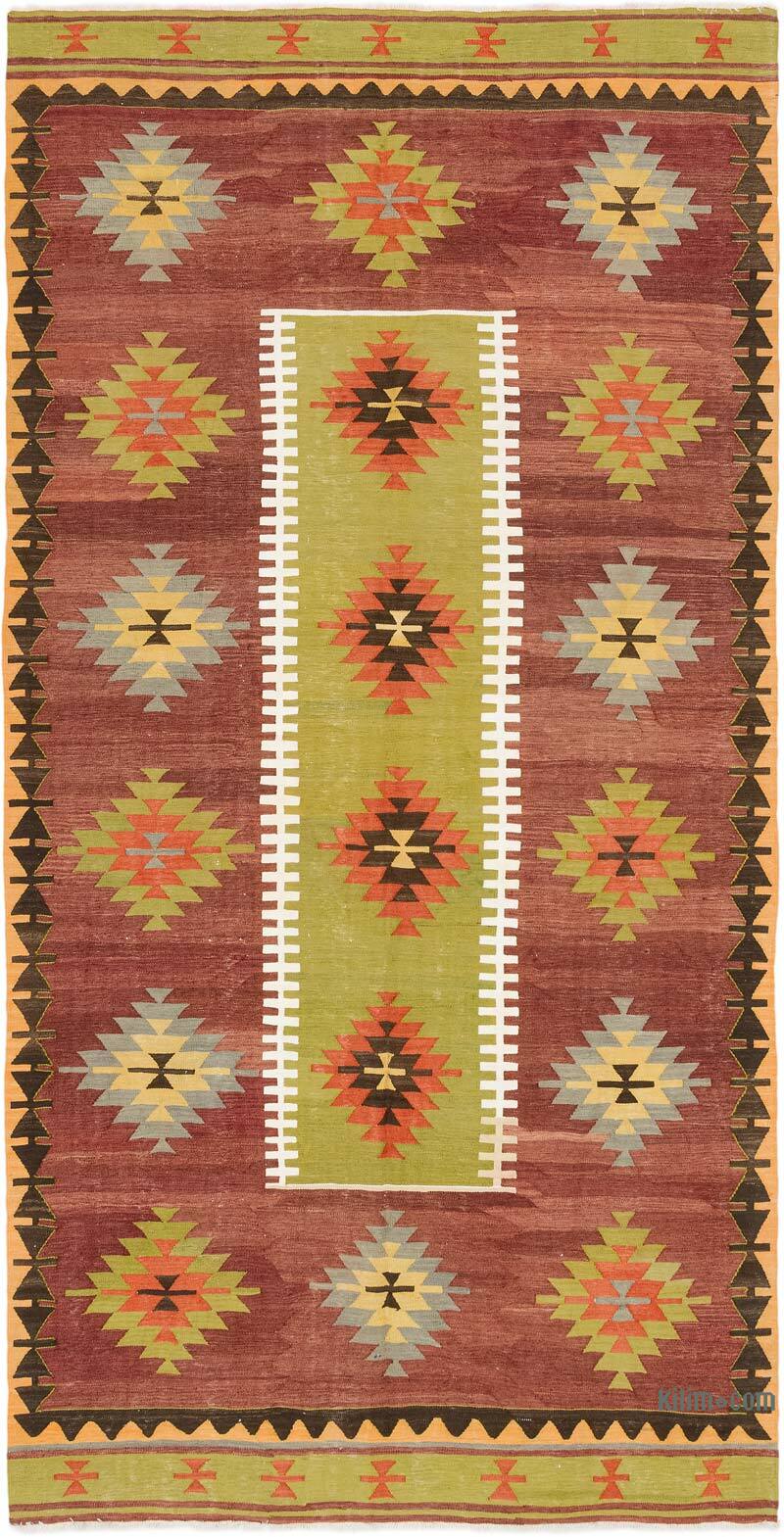 Alfombra Vintage Afyon Kilim - 177 cm x 343 cm - K0077871
