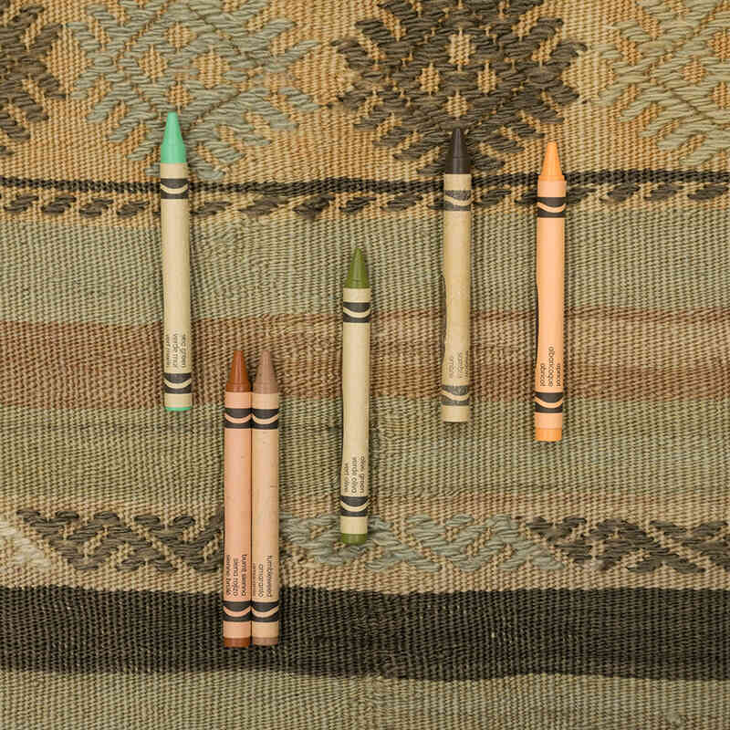 Alfombra Vintage Manisa Kilim - 152 cm x 190 cm - K0077873