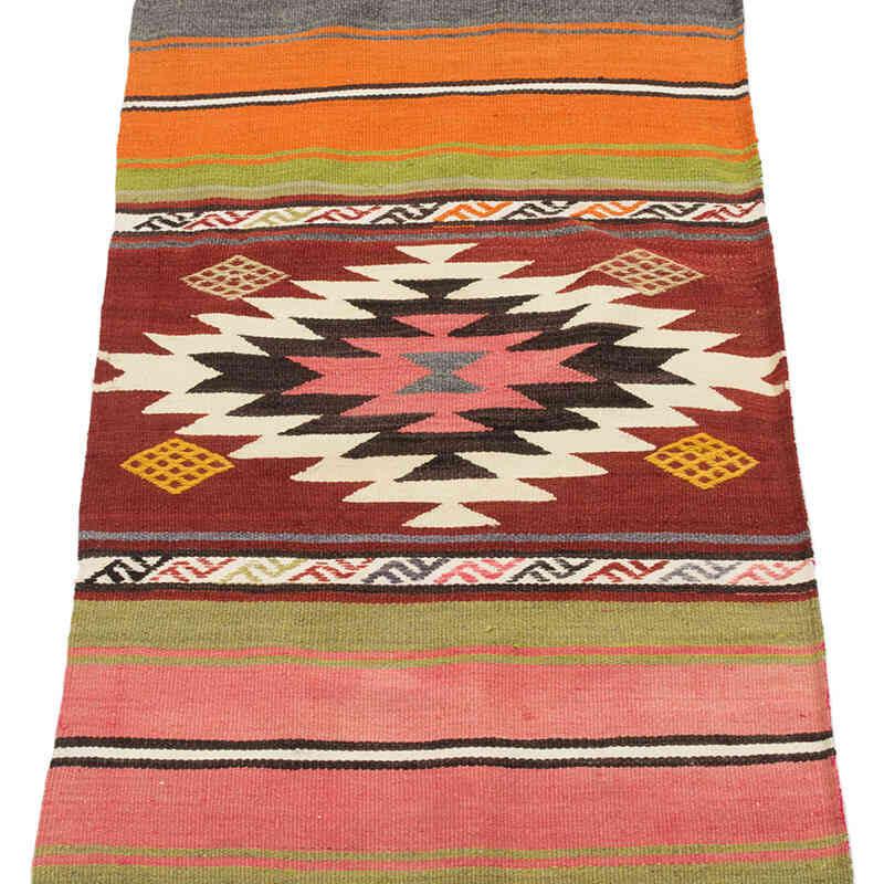 Vintage Manisa Kilim Yolluk - 56 cm x 267 cm - K0077878